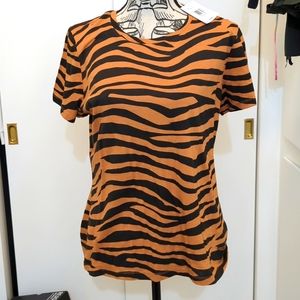 GUESS TIGER STRIPE T SHIRT NWT SZ L